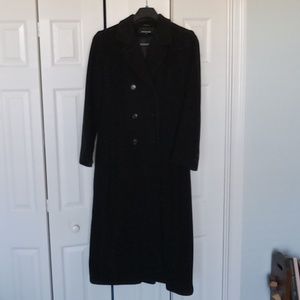 Jones New York Long Coat Size 10 Black